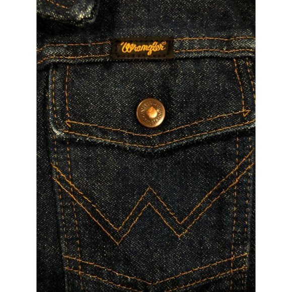 Jean Jacket Wangler XL Dark Jean Colored - Picture 8 of 12